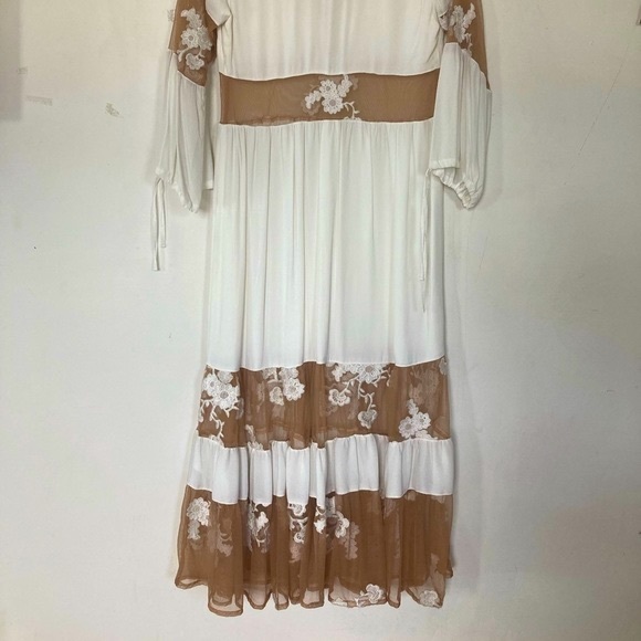For Love and Lemons Eva Midi White Dress Small - Picture 7 of 15